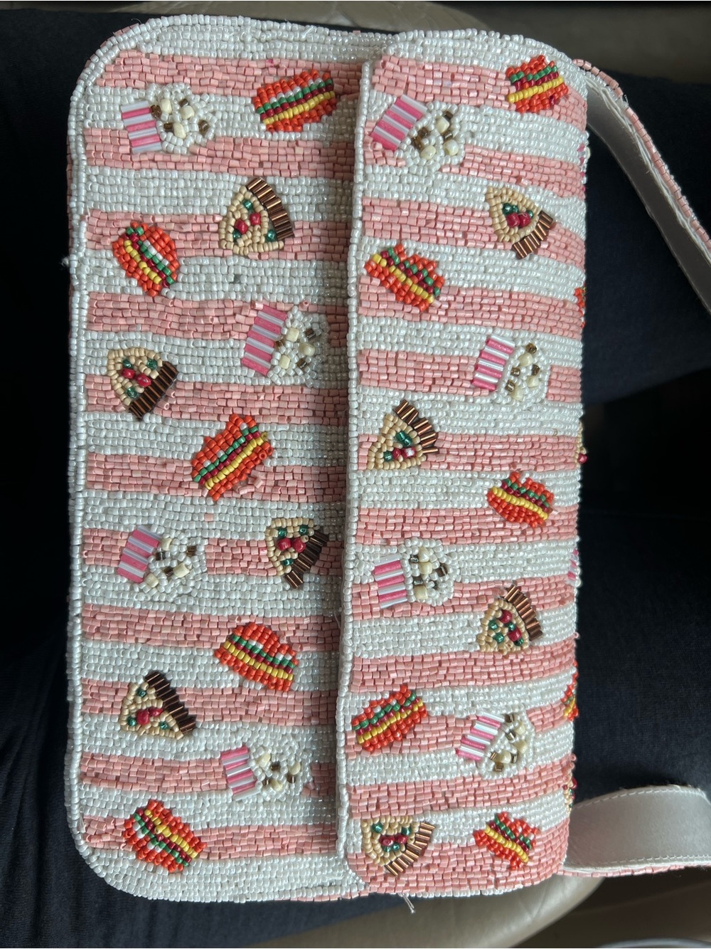 Beaded Food Purse